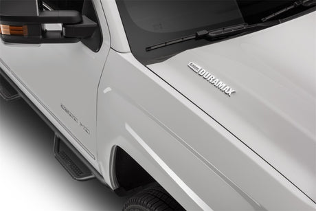 2019-2022 GM 1500 Crew Cab Textured Black 3" Cab Length Nerf Steps - View 5 | Dirty Garage