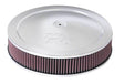 Universal 14in Red Custom Air Cleaner Assembly - 5.125in ID x 14in OD x 2.75in H x 1.25in Drop Base | Dirty Garage
