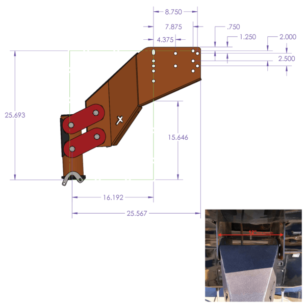5th Wheel Pin Box Replacement w/ Gooseneck Snaplatch Coupler (GH-8045)