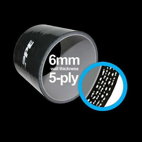 PPE Universal 6.0" X 2.5" L 5MM 4-Ply Silicone Coupler 515606000