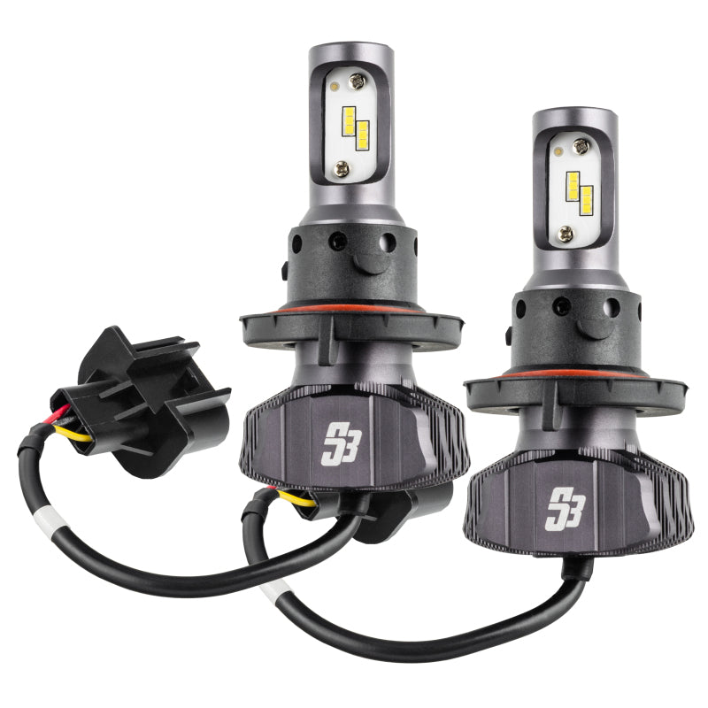 Universal H13 S3 LED Headlight Bulb Conversion Kit 6000K | Dirty Garage