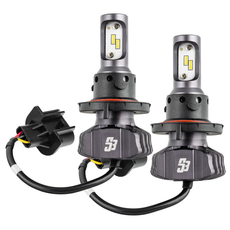 Universal H13 S3 LED Headlight Bulb Conversion Kit 6000K | Dirty Garage