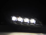 1999-2009 S2000 Nova-Series Projector LED Alpha-Black Headlights - View 2 | Dirty Garage