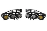 2017-2020 Raptor Morimoto 4Banger Triple Fog Kit Brackets Only - View 3 | Dirty Garage