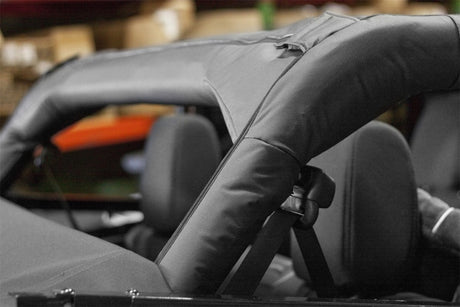Rugged Ridge Roll Bar Cover Vinyl 07-18 Jeep Wrangler Unlimited JK - View 3 | Dirty Garage