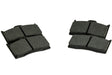 2007-2017 Jeep Wrangler Brake Pads S4 4 Piston Replacement Pads | Dirty Garage