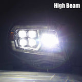 2005-2011 Tacoma Nova-Series LED Projector Black Headlights Activation Light DRL - View 3 | Dirty Garage