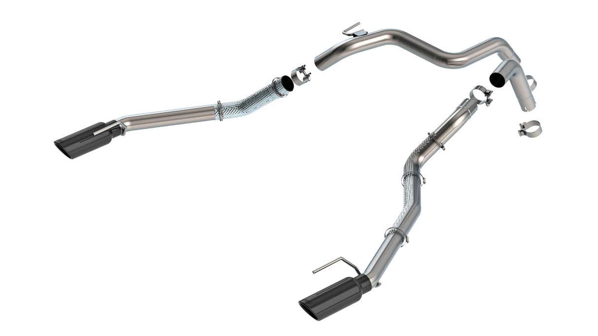 2024-2026 Ranger Raptor 3.0L Brawler Ceramic Black 2.75" Tailpipe Kit w/ 4" Tips (60743BC)