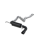 2021-2024 Bronco 3" Black Aluminized Catback Exhaust - View 2 | Dirty Garage