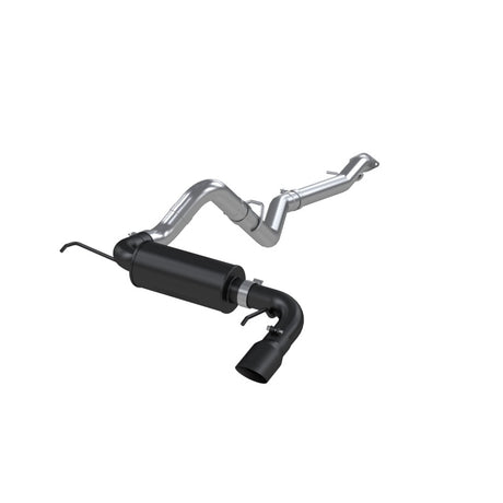 2021-2024 Bronco 3" Black Aluminized Catback Exhaust - View 2 | Dirty Garage