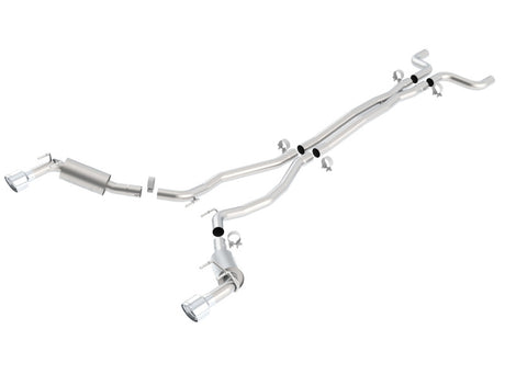Borla 2010 Camaro 6.2L V8 S Type Catback Exhaust (does not work w/ factory ground affects package - - View 4 | Dirty Garage