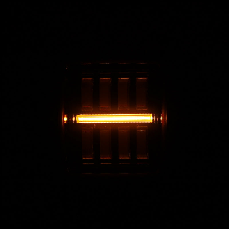 2018-2023 Wrangler JL Nova-Series Prismatic LED Tail Lights Alpha-Black - View 2 | Dirty Garage