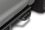 2002-2008 Ram 1500 / HD Quad Cab 4-Door Gloss Black 3" Cab Length Nerf Steps - View 2 | Dirty Garage