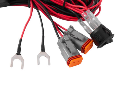 Universal Light Duty Dual Output 2-Pin Off-Road Light Bar Wiring Harness - View 3 | Dirty Garage