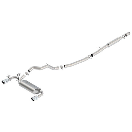 2016-2017 Focus RS Active Sport Cat-Back Exhaust System w/Polished Tips - View 3 | Dirty Garage