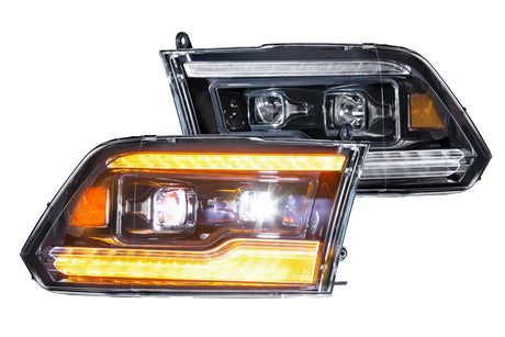2009-2018 Ram HD XB LED Headlights Amber DRL | Dirty Garage