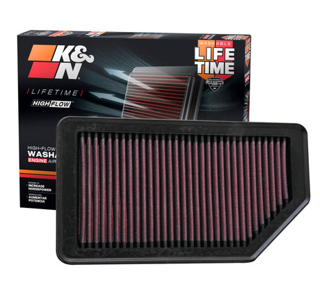2017-2019 Replacement Air Filter 10.625in O/S Length x 5.75in O/S Width x 1in Height - View 11 | Dirty Garage