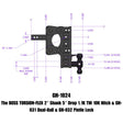 Gen-Y The Boss Torsion-Flex 2in Shank 5in Drop 10K Hitch w/GH-031 Dual-Ball/GH-032 Pintle Lock | Dirty Garage
