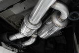 2022 Stinger 3.3L T304 SS Cat-Back Exhaust Dual Split Rear Quad Outlet Uses Factory Bezels - View 3 | Dirty Garage