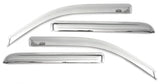2020-2022 GM 1500 Ventvisor Window Deflectors Chrome 4-Piece F&R Ext Cab/DC - View 2 | Dirty Garage