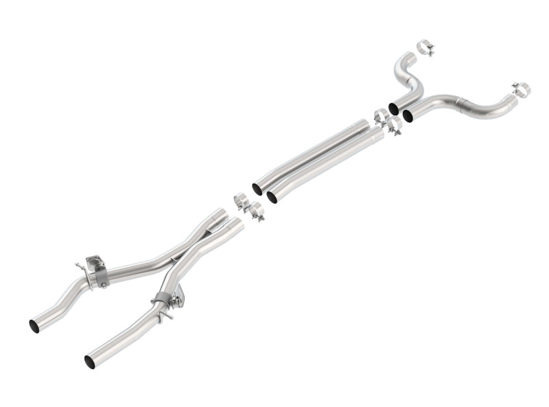 Borla 2016 Camaro SS 6.2L V8 X-Pipe w/ Mid Pipes w/ AFM Valves - View 2 | Dirty Garage