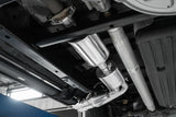 2015-2020 F-150 Pre Axle 4" OD Dual Outlet 3" Black Coated Cat Back Exhaust - View 5 | Dirty Garage