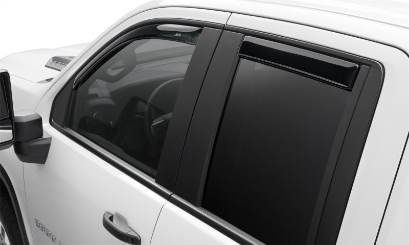2019 GM 1500 Crew Cab Ventvisor In-Channel 4-Piece Smoke - View 5 | Dirty Garage