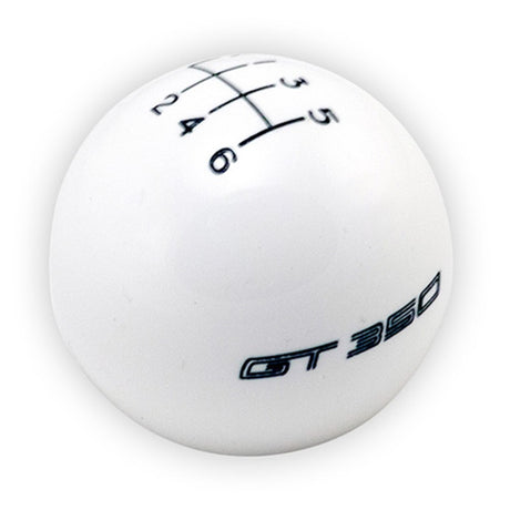 2015-2019 Mustang GT350 White 6-Speed Shift Knob - View 2 | Dirty Garage