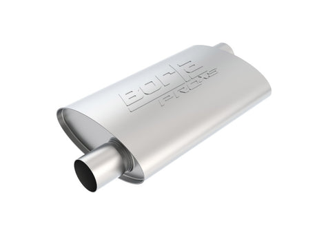 Borla Pro-XS 2.25in Tubing 14in x 4in x 9.5in Oval Offset/Offset Muffler - View 3 | Dirty Garage