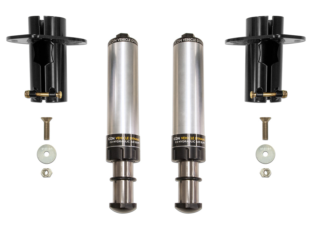 2007-2023 Wrangler JK ICON 2.0 Front Bump Stop Kit | Dirty Garage