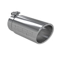 Universal 4" OD Angled Rolled End Tip 3 Inlet 10" Length | Dirty Garage