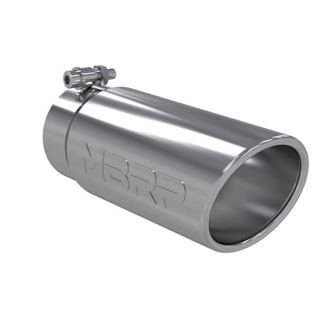 Universal 4" OD Angled Rolled End Tip 3 Inlet 10" Length | Dirty Garage