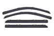2015-2018 GM HD Crew Cab Ventvisor Front and Rear Window Deflectors Smoke 4-Piece | Dirty Garage