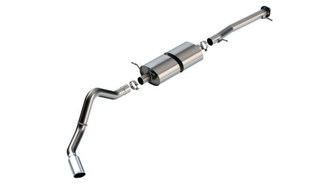 Borla 20-22 Chevrolet/GMC Silverado/Sierra 6.6L T-304 SS Cat-Back S-Type Exhaust - Brushed | Dirty Garage