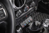 Rugged Ridge Lower Console Switch Panel 11-18 Jeep Wrangler JK/JKU - View 3 | Dirty Garage
