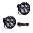 Universal Squadron-R SAE LED Spot Light Clear Pair | Dirty Garage