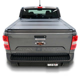 Westin 22-26 Ford Maverick 4WD 4ft. 6in. Bed Hard Tri-Fold Tonneau Cover - Black - View 3 | Dirty Garage