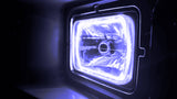 Universal Pre Installed Lights 7x6" Sealed Beam White Halo - View 6 | Dirty Garage