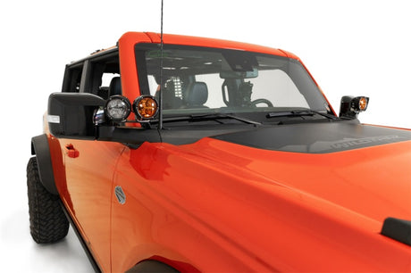 2021-2023 Bronco Raptor Dual Ditch Light Brackets - View 6 | Dirty Garage