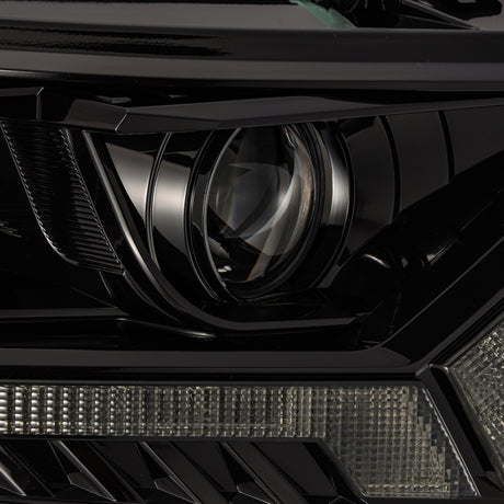 2019-2023 Ranger Luxx-Series LED Projector Alpha Black Headlights - View 4 | Dirty Garage