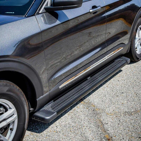 Universal SG6 Series 79" Black Aluminum Running Boards - View 2 | Dirty Garage