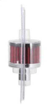 Universal Steel Base Crankcase Vent Filter .75in Vent OD x 2in OD x 1.5in Height - View 10 | Dirty Garage