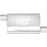 Universal Muffler Mag Stainless Steel 14x4x9 2.5/2.5 O/O | Dirty Garage