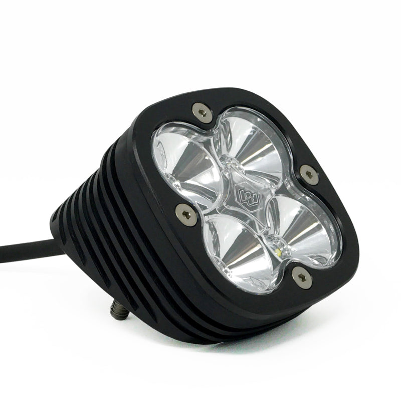 Universal Squadron Pro Series Black Flush Mount Work Scene LED Light Pod Clear | Dirty Garage