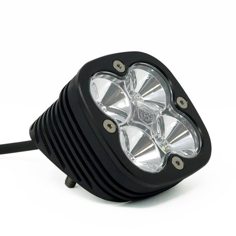 Universal Squadron Pro Series Black Flush Mount Work Scene LED Light Pod Clear | Dirty Garage