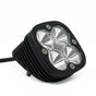Universal Squadron Pro Series Black Flush Mount Work Scene LED Light Pod Clear | Dirty Garage