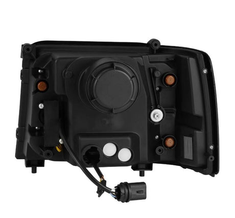 1992-1996 Super Duty Bronco Nova-Series LED Projector Alpha-Black Headlight Active Light SS & Switchback DRL - View 4 | Dirty Garage