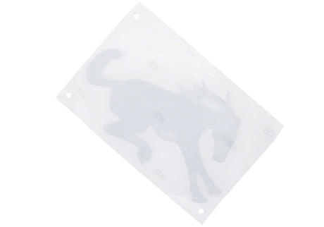 Universal Bronco Rear Emblem - Matte Black - View 8 | Dirty Garage