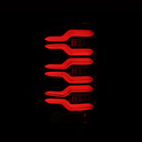 2014-2018 GM HD Luxx-Series LED Tail Lights Alpha Black Active Light Sequential Signal - View 4 | Dirty Garage