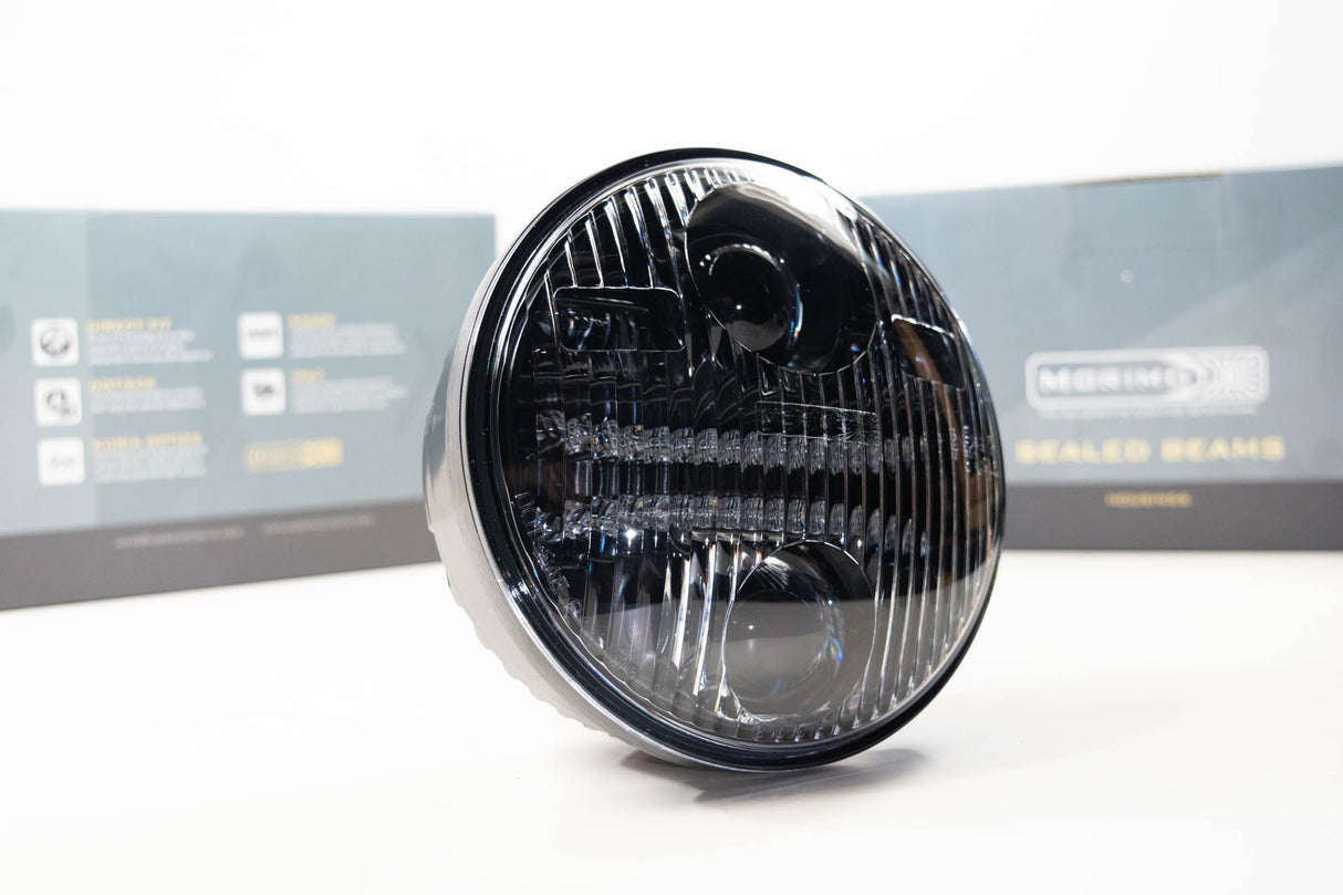 Universal Morimoto Sealed6 5.75 Inch Round Sealed Beam LED Headlight | Dirty Garage